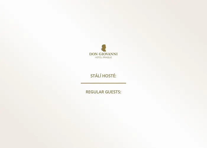 酒店 Don Giovanni - Great Of The World 布拉格